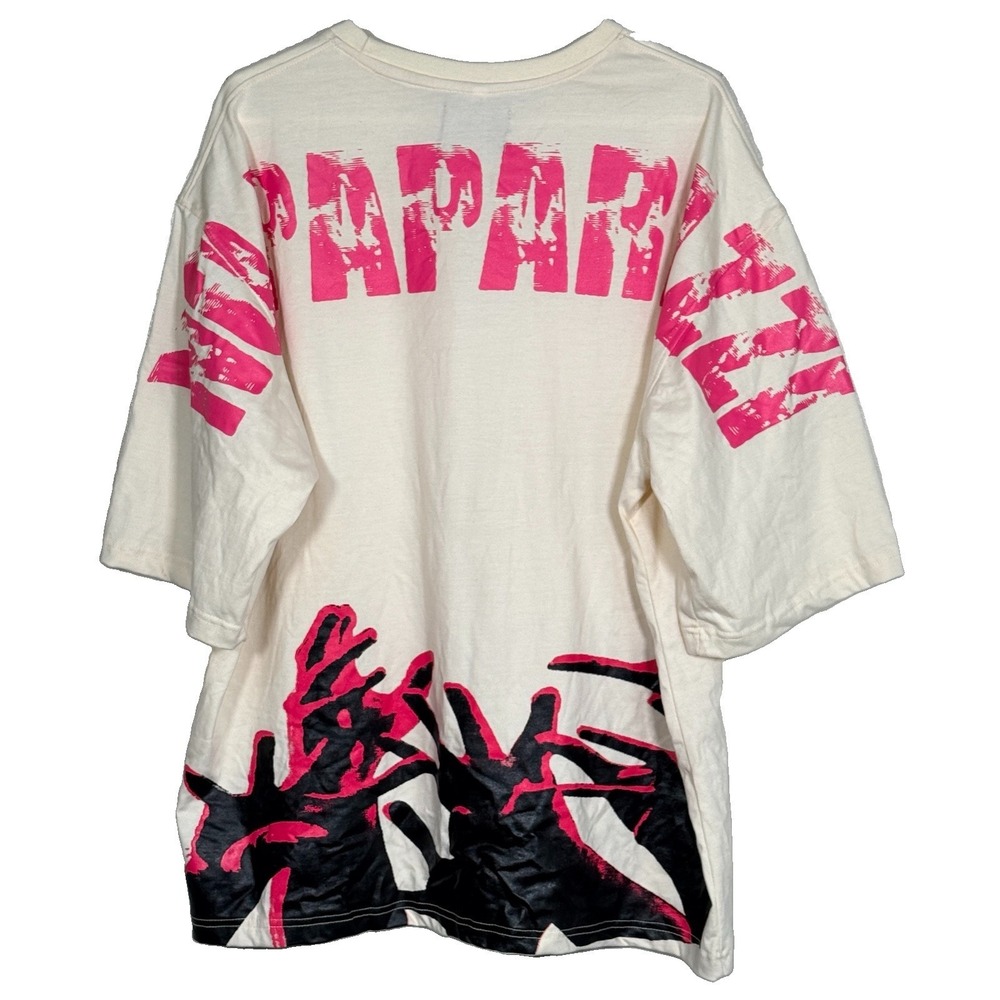 Unwanted‎ Attention XL Graphic Tee Rare Independent Streetwear Cream Pink Black